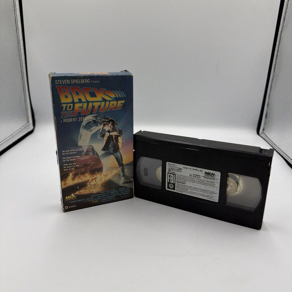 Back to the Future (VHS, 1986) MCA Home Video Sci Fi Comedy